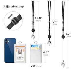 Leather Badge Holder and Adjustable Retractable
