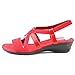 LifeStride Women's Allure Elastic Straps Wedge Sandal