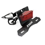 crazy sport License Plate Holder LED Brake Tail