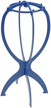 AmorWig Portable Plastic Human Hair Wig Stand for Women and Men