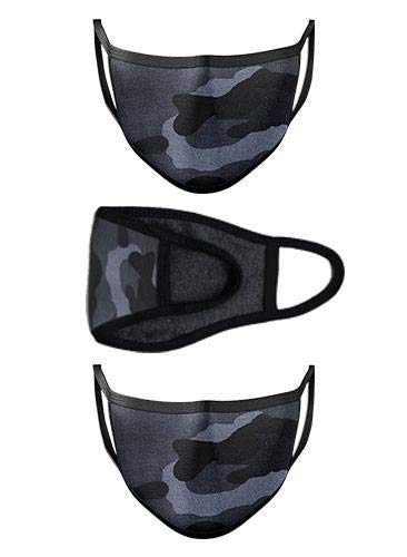 Wear Your Opinion Camouflage Reusable Wellness Mask with 3-Ply Layer (Pack of 3)