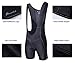 Przewalski Men’s 3D Padded Cycling Bike Bib Shorts, Bicycle Biking Bib Shorts (Gray, XX-Large)