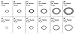 Performance Tool W5216 350pc SAE Lock & Flat Washer Assortment