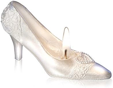 Creative Romantic Candle Cinderella Glass Slippers Smokeless Candle for Party and Wedding Supplies