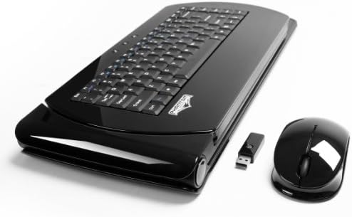 Phantom Lapboard Wireless Keyboard and Mouse Combo for Internet TV, HTPC and Gaming (Black) (Phantom Lapboard Black)