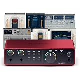 Focusrite Scarlett 2i2 (4th Gen) USB Audio Interface – Bundle With Waves Musicians 2 Software