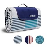 ZOMAKE Picnic Blanket Waterproof Extra Large, Outdoor Blanket with Waterproof Backing for Family Concerts,Beach,Park