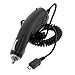 Importer520 Black Micro-USB Micro USB Car Charger for Samsung Convoy 3 (Verizon Wireless)