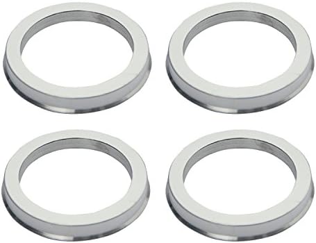 GDSMOTU 4pc Alloy Aluminum Hub Centric Rings 73.1mm to 54.1mm - Performance Hubrings for 54.1 Vehicle Hubs with 73.1 Wheels