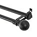 Kenney KN75917 Ball End Standard Decorative Window Double Curtain Rod, 36-66