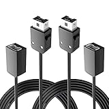 2Pcs Pack TPFoon 3M 10ft Extension Cable Extender Cord for Nintendo Super NES SNES Classic Mini Edition 2017 (2pcs)