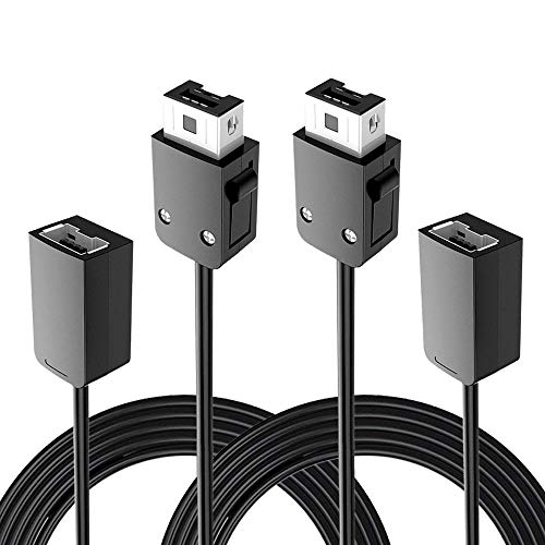 2Pcs Pack TPFOON 3M 10FT Extension Cable Extender Cord Compatible with Nintendo Super NES SNES/NES Classic Mini Edition Controller