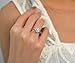 espere 3 Ct CZ Solitaire Engagement Ring Sterling Silver White Gold Plated
