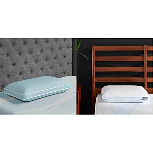 TEMPURProForm + Cooling ProHi Pillow, Memory Foam, King, 5Year