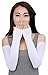 Bellady Women Outdoor Sun Block Soft Long Arm Sleeves Fingerless Gloves
