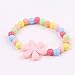 Kids Jewelry Colorful Flower Fashion Jewelry for Girls Necklace Bracelet Set For Little Girls Children