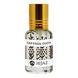 Saffron Oud Authentic Arabian Scented Perfume Oil Alcohol Free Cologne - 3ML