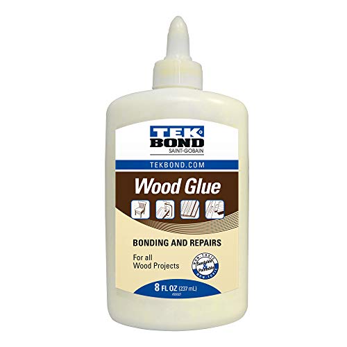 Tekbond Wood Glue, PVA Wood Glue for Furniture and Woodworking, 8oz