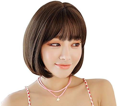 ウィッグ レディース ショート ボブ Caseeto カツラ 女の子 かつら 女性用かつら エクステ 女装用ショートウィッグ ツヤなし処理 小顔ライン効果 耐熱 通気