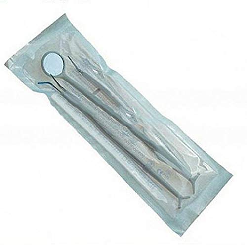 3Pcs/Lot Stainless Dental Tool Set Dentist Tooth Clean Hygiene Picks Mirror Kit - Thumbnail 2