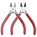 Whizzotech Wire Cutters Chromium Vanadium Steel Diagonal Cutting Pliers Micro Flush Cut Side Cutters, 4.5 Inch