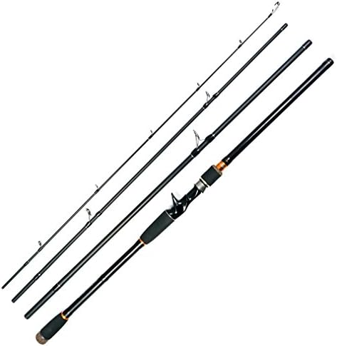 2.1 2.4 2.7M Lure Rod 4 Section Carbon Spinning Fishing Rod Travel Rod Casting Fishing Pole Saltwater Rod White 3.0 m