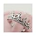 Princess Silver Rhinestone Queen Crown Ring Size 7 8 9
