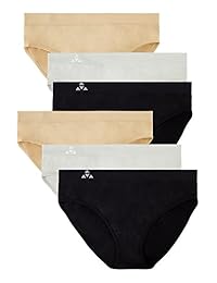 Balanced Tech bragas de bikini para dama, paquete de 6, colores surtidos