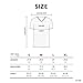 LAPASA Men's Short Sleeve Cotton Stretch Undershirts V-Neck T-Shirts Solid Plain Tees 2 Pack M06