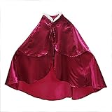 Girls Anna Princess Cape Medium Wine
