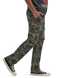 Wrangler Authentics Boys' Cargo Pant, Tech Forest