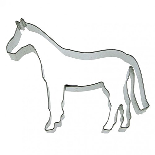 Staedter Horse Cookie Cutter, Silver, 6 cm