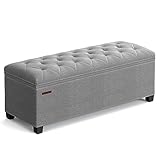 SONGMICS Storage Ottoman Bench, Bench with