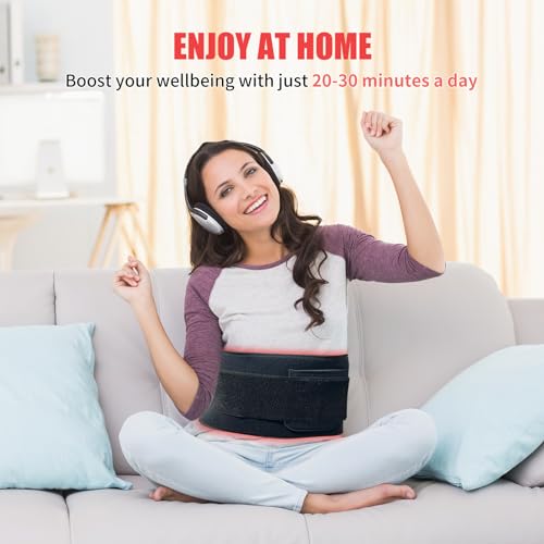Cabpay Red Light Pad for Body-105pcs LED 660nm Red Light and 850nm Near Infrared Light Devices Wearable Wrap,Ideal Gift for Women,Men