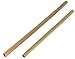 All Natural Bamboo Drinking Straws: 8 Inch Set of 12 Reusable Bamboo Straws - Includes 2 Bonus Nylon Cleaning Brushes - 100% Natural, Sustainable, Non-Toxic & Safe for Home and Work