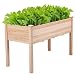 Yaheetech Wooden Raised/Elevated Garden Bed Planter Box Kit for Vegetable/Flower/Herb Outdoor Gardening Natural Wood, 49 x 23.2 x 30.1in primary