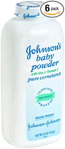 johnson and johnson cornstarch powder