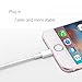 Travalo 10 Feet iPhone Lightning Cable Certified Charging Connector for iPhone, iPad and iPod (3 Pack)