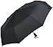 LifeTek Travel Umbrella Windproof Compact Auto Open Close Teflon Umbrellas (41, Black)