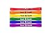 Towel BandIt Rainbow Beach Towel Holder 6 Pack-Keeps Your Towel on Your Chair