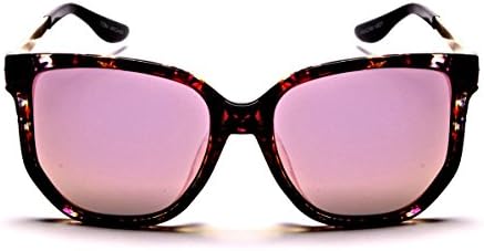 Mirrored Sunglasses Women, Designer Modern Fashion Mirror Polarized Cateye Sunglasses Goggles with UV400 protection Tom Archer (Specscart Sunglasses)