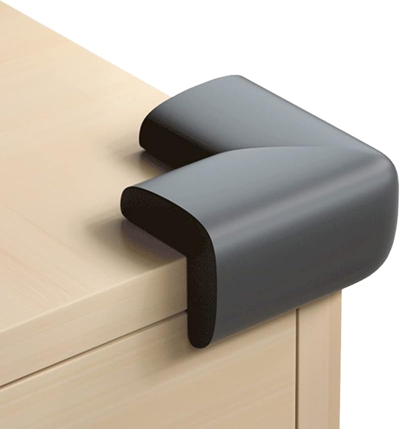 Vobulafy Safety Corner Protectors 4 Corner Guards Baby Proofing Black