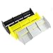 HobbyMarking RC Car 1/8 Off-Road Body Spoiler Hi-Down Force Rear Wing for 1:8 RC Buggy Drift Car Accessories Parts (Yellow)