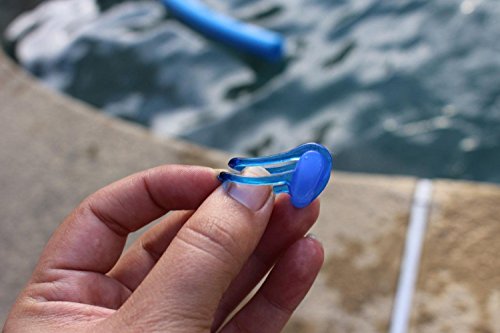 Forestfish Silicone Swimming Nose Clip for Adults,Kids or swim Beginner Beige