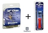 Husqvarna 531300441 20-Inch H80-72 (72V) Saw Chain, 3/8-Inch by .050-Inch (Chain + File Kit)