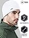 Tough Headwear Skull Cap for Men - Beanie Hats - Skullcap - Skully Beanie Cap - Cooling Skull Caps for Men Locs Sweat Dreads Running - Sweat Wicking Lightweight Helmet Liner White