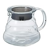 Hario V60 Glass Range Coffee Server, 360ml, Clear