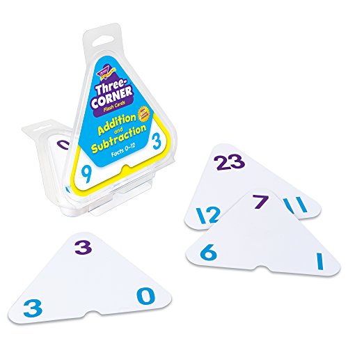 Three-Corner Flash Cards: Addition and Subtraction