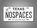 Texas Personalized License Plate Customized Auto Tag 