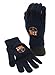 FC Barcelona Black Gloves - Knitted Adult Size - Black - Great for Men, Women and Kids - One Size Fits Most - FC Barcelona Soccer Fan Gear